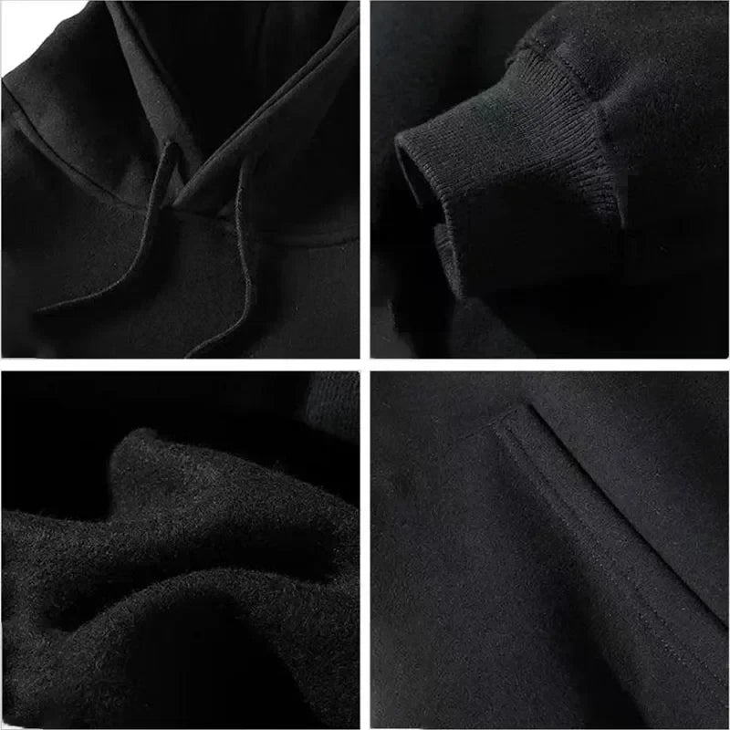 Anime Berserk Hoodies for Men Japanese Harajuku Fashion New Hoodie Sweatshirts Unisex Black Long Sleeve Funny Graphic Pullovers