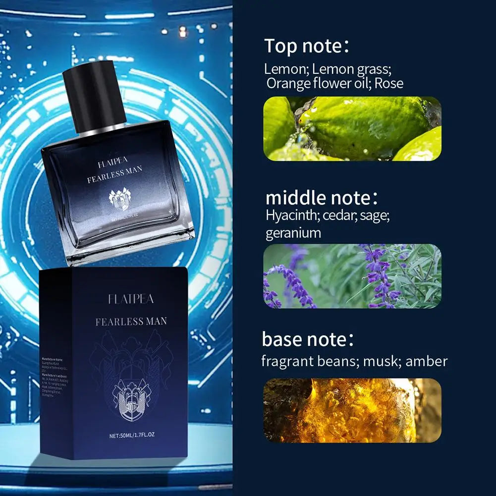 50ml Blue Genuine Men Perfume Popular Men's Gulong Perfume Blue Eau De Toilette Spray Long-Lasting Cologne Eau De Toilette