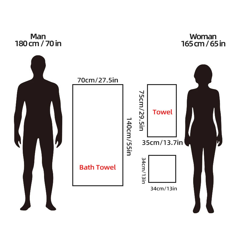 8 Pcs Bath Towel Set - 4 Washcloths, 2 Face Towels & 2 Bath Towels - Absorbent & Quick Dry, Ideal for Bathroom, Gym & Hotel Use