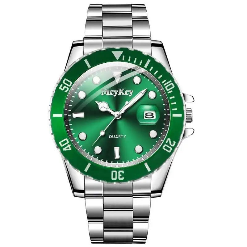 Fashion Calendar Men Quartz Watch Luxury Large Dial  Man Business Watches Reloj Hombre