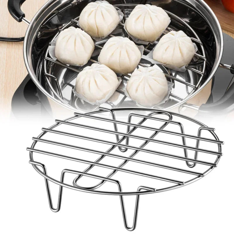 Stainless Steel Cookware Steamer Rack Cooking Baking Pot Stand Airfryer Grill Food Accessories Kitchen Steaming Racks