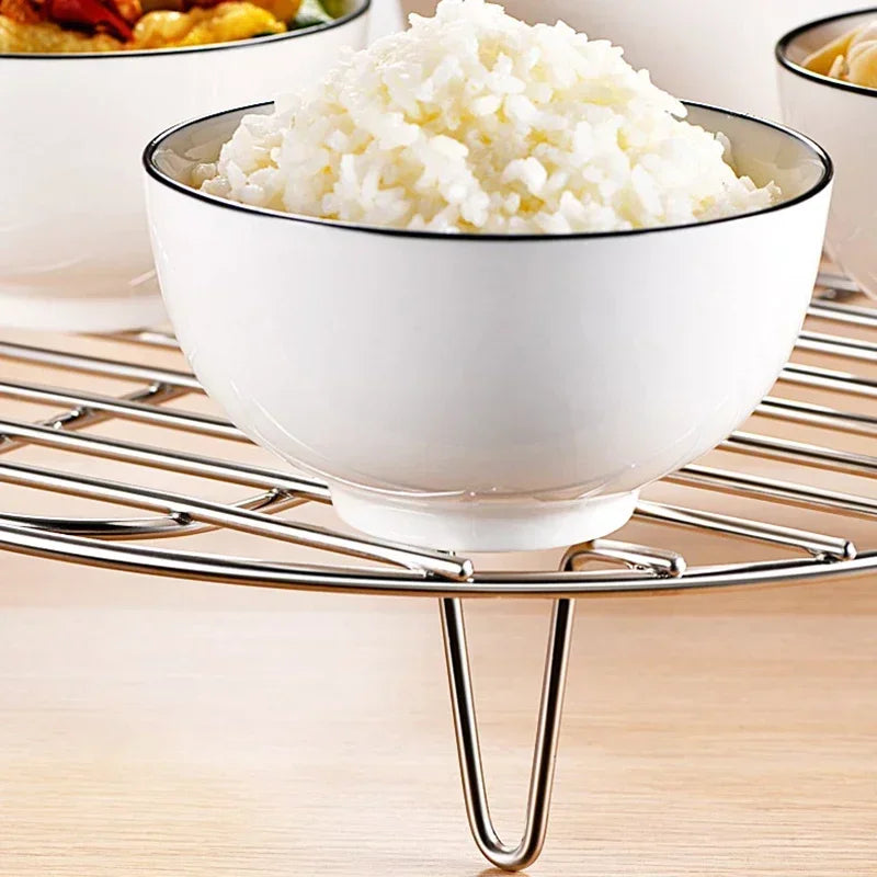 Stainless Steel Cookware Steamer Rack Cooking Baking Pot Stand Airfryer Grill Food Accessories Kitchen Steaming Racks