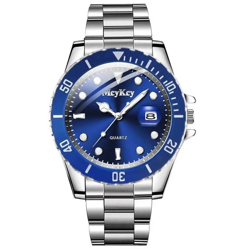 Fashion Calendar Men Quartz Watch Luxury Large Dial  Man Business Watches Reloj Hombre