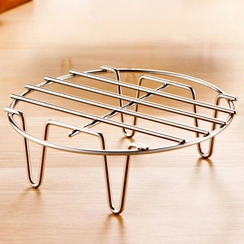 Stainless Steel Cookware Steamer Rack Cooking Baking Pot Stand Airfryer Grill Food Accessories Kitchen Steaming Racks