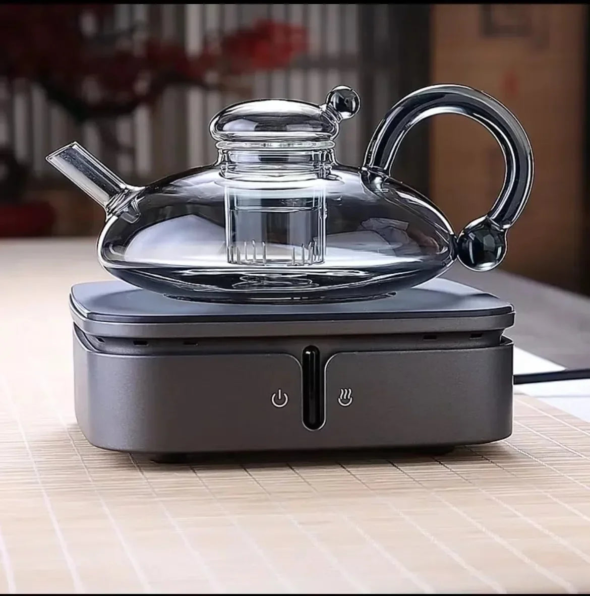 Flower tea pot set English boiled fruit tea set heat-resistant glass Nordic affordable luxury health pot