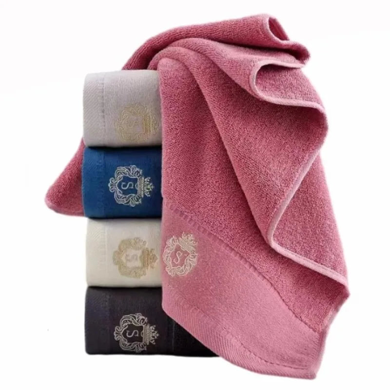 1/2/3pcs Bathroom Towels Sets Embroidered Cotton Big Bath Towels 70x140cm and 35x75cm Face Shower Daily Use Towels 수건 세트 Toallas